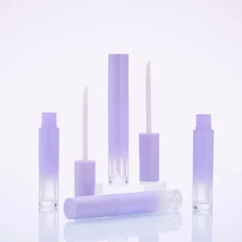 5ml ABS Violet Gradient Lip Glaze Tub DIY Mult Luciu de Buze cu Ulei Bagheta Tub de Rimel Pensula Containere Ruj de Buze Balsam de Sticla