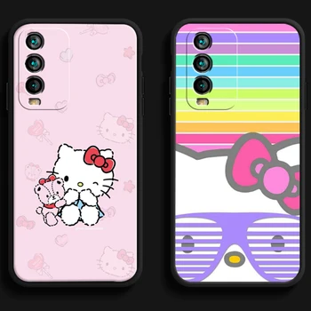 Drăguț Hello Kitty Cazuri de Telefon Pentru Xiaomi Redmi Note 10 10 Pro 10S Redmi Nota 10 5G Carcasa Funda TPU Moale Coque Capacul din Spate