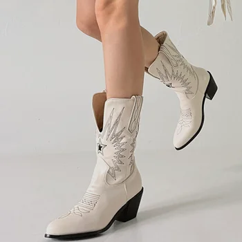 ENMAYER Dimensiune 34-48 Reveni Iarna Femei Glezna Cizme a Subliniat Femei Pantofi cu Tocuri Înalte de Moda Doamnelor Cizme Scurte Casual, Încălțăminte