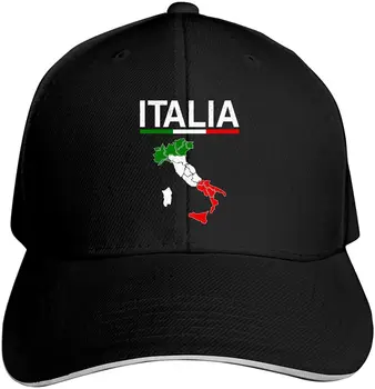 Italia Italia Pavilion Italian Casquette Reglabil Pălărie de Protecție Sandwich Capac Șapcă de Baseball, Pălării de Moda pentru Femei, Bărbați