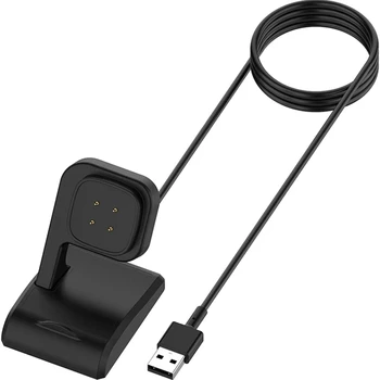 Încărcător stație de Andocare Pentru Fitbit Sens & Fitbit-Versa 3,Înlocuire Cablu de Încărcare USB Încărcător Stand Dock Station Bază Leagăn